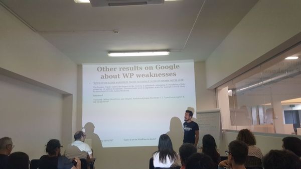 Nicola Laserra tiene il talk "WordPress è davvero sicuro?
